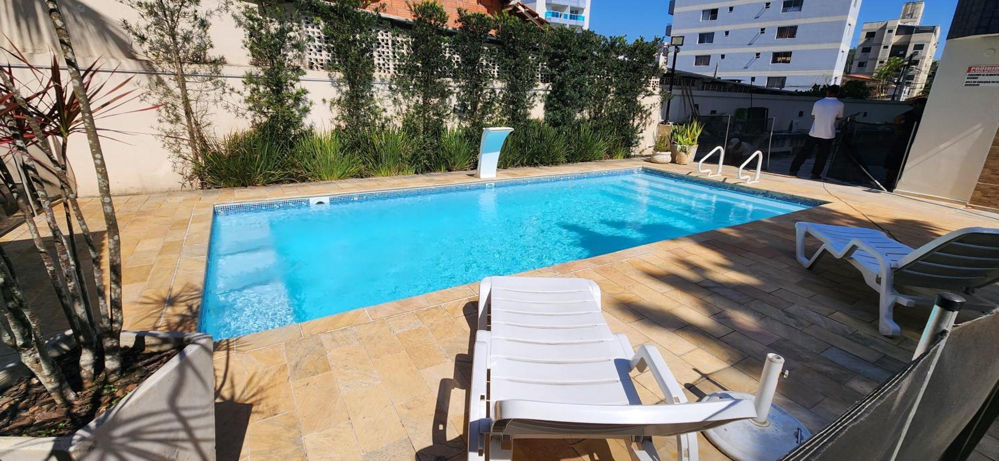 San Remo Apartamento Praia Do Tombo Guarujá Dış mekan fotoğraf